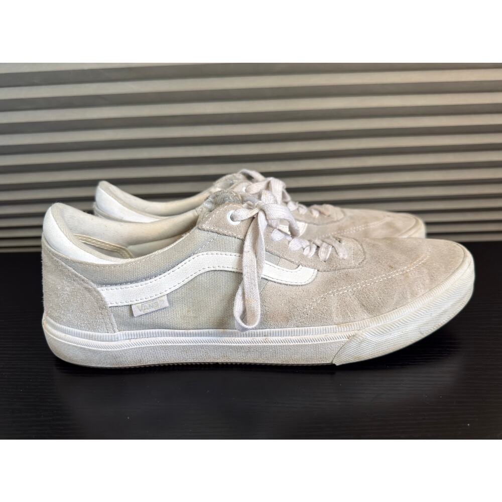 Vans SK8-Low PopCush White Suede Canvas Skate Shoes Men’s US 12 EU 46 - Picture 4 of 10